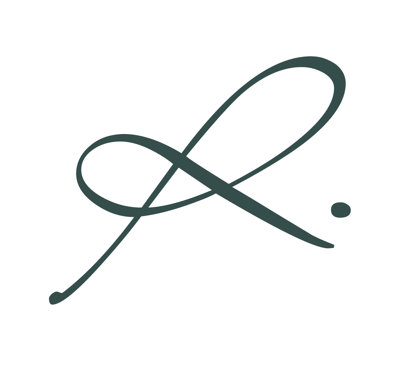 A large letter R as the logo for DoulaBusiness.com