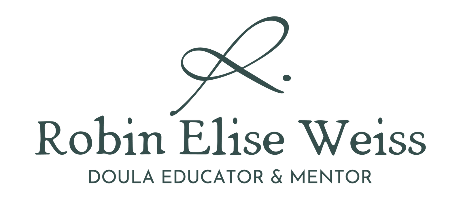 Robin Elise Weiss Doula Trainer & Mentor in dark greek
