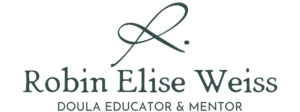 Robin Elise Weiss Doula Trainer & Mentor in dark greek