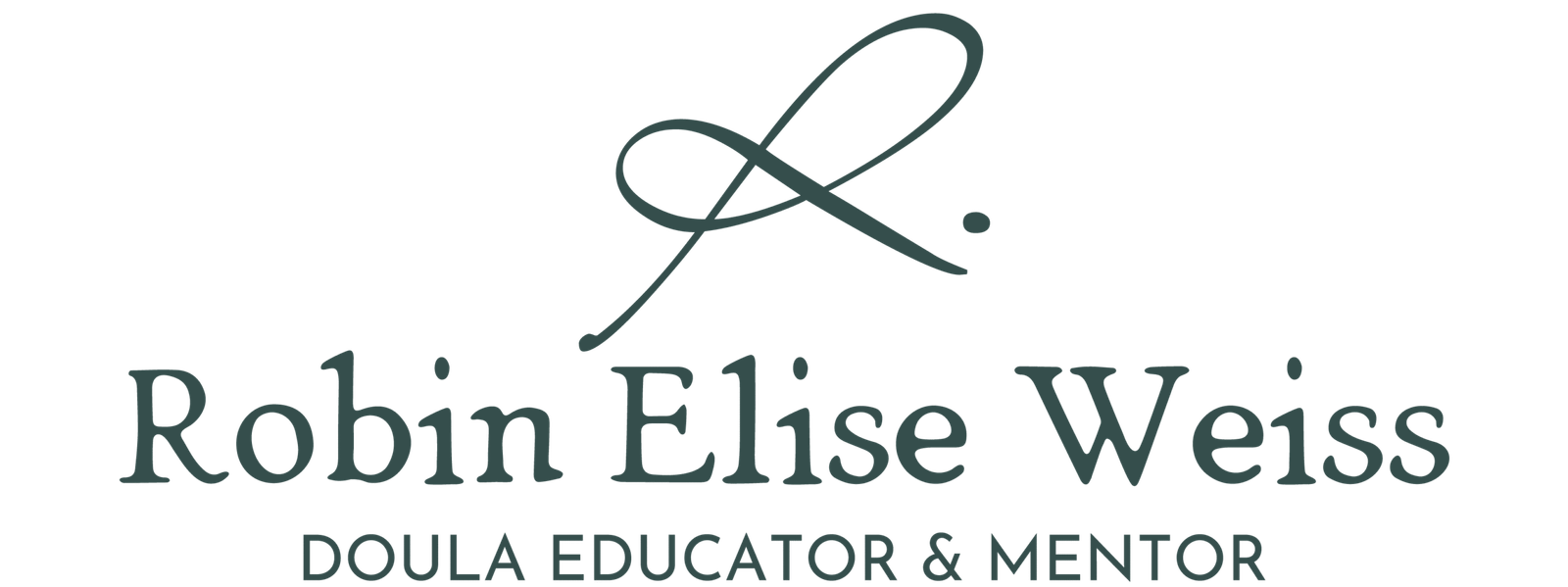 Robin Elise Weiss Doula Trainer & Mentor in dark greek