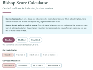 Bishop Score Calculator