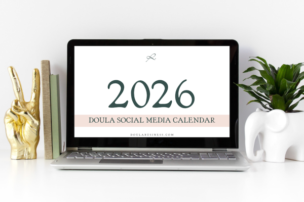 2026 Doula Social Media Calendar